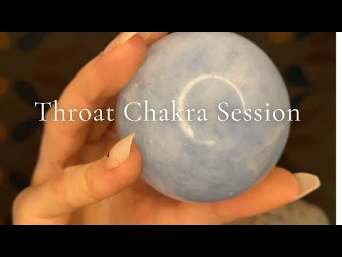 Reiki ASMR ~ Throat Chakra Session | Speak Your Truth | Clear Communication | Energy Healing