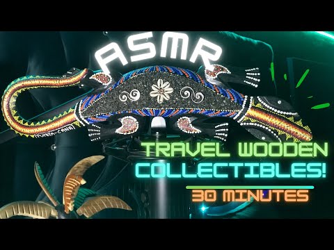 ASMR || Fast Tapping, Scratching | 30 Minutes Travel Wood Collection Visual triggers (No Talking)