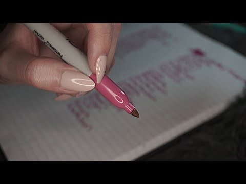 ASMR Tracing | Writing Your Names & Tracing Them | Whispered