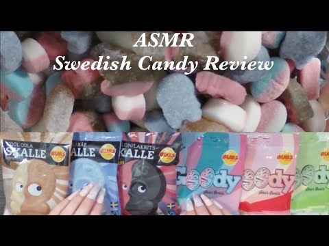 ASMR Viral Swedish Candy Review | Making Candy Salad | BUBS Taste Test | Whispered