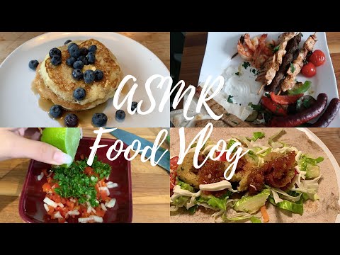 ASMR deutsch | Food Vlog 🥗🌮🍣🥟🍱 | Voice Over | Whispering