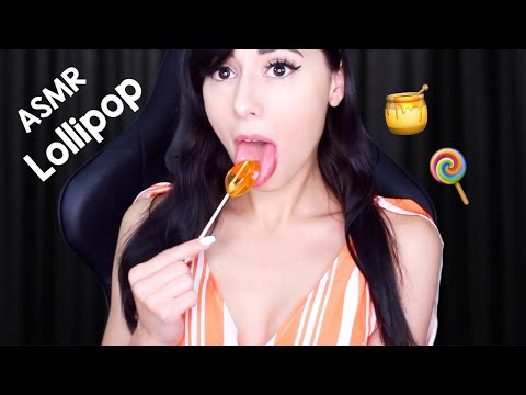 ASMR Eating a Lollipop 🍭🍯| Intense Mouth Sounds | Biting, Licking, Whisper