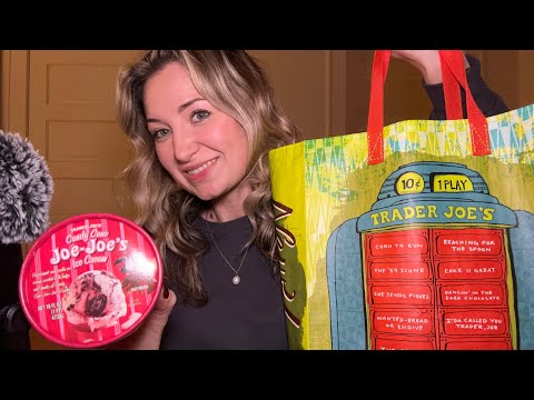 ASMR Trader Joe’s Holiday Grocery Haul | Whispering, Tapping, & Scratching