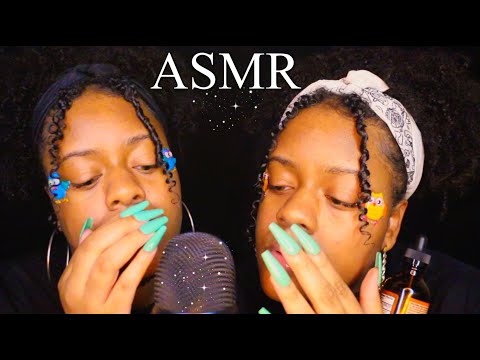 ASMR TWIN ♡ EXTREMELY TINGLY LAYERED TRIGGERS FOR SLEEP ✨♡