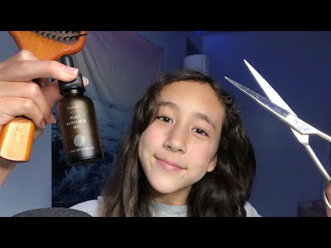 ASMR Giving you a Haircut in 1 minute // ASMR Role play
