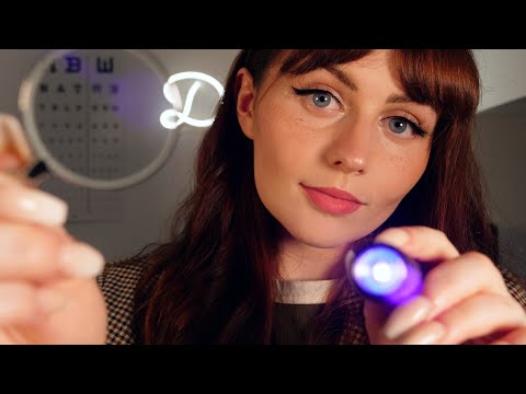 ASMR |  Lense 1 Or 2?  Detailed Realistic Eye Exam Roleplay - Soft Spoken
