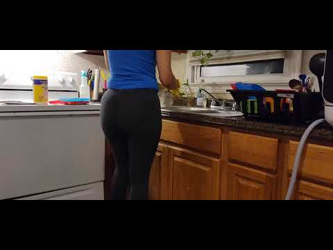 LET'S CLEAN THE KITCHEN |SINK CLEANING |PUTTING DISHES AWAY |WIPING DOWN |ASMR |