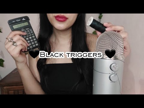ASMR Black triggers 🖤🖤🖤