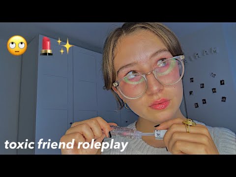 ASMR toxic friend does your ✨makeup✨for prom!