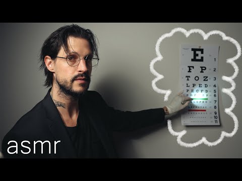 CLOSE 👏 YOUR 👏 EYES | ASMR Eye Test In Your Ears