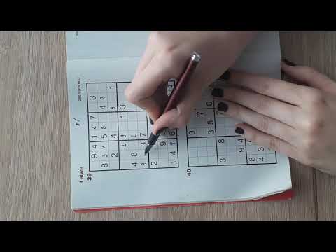 Solving Easy Sudoku ASMR 🧠 Visual Mind Satisfaction 🧠 No Talking