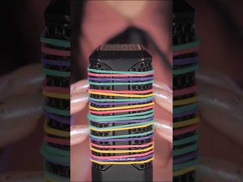 ASMR Rubber Bands that Sound Like Music #asmr #shorts #asmrshorts #satisfying