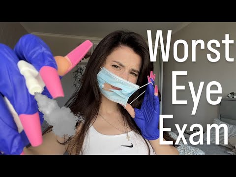 ASMR | Worst eye Exam 😩💉| Roleplay BAD DOCTOR ‼️