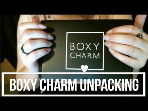 [ASMR]  July 2017 Boxycharm unboxing (softly spoken)