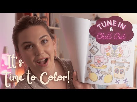 Relaxing ASMR Coloring Session 🖍️ Soothing Soft Spoken ASMR 🥰