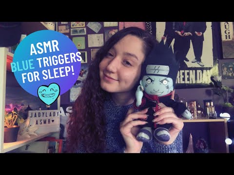 ASMR Blue Triggers For Sleep (Soft & Slow) 🌙💙