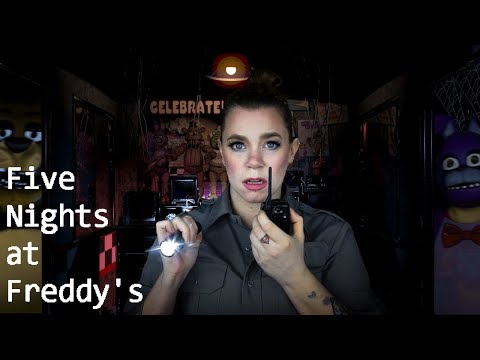 ASMR - Five Nights at Freddy's Role Play - (Page Turning, Crinkling, Tapping)