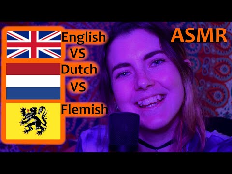 ASMR: English vs Dutch vs Flemish Trigger Words ~~Whispered With Lots of Hand Movements~~
