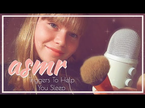 ASMR | Triggers To Help You SLEEP! (English, Mic Brushing, Lipgloss Sounds..)