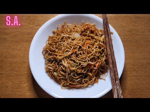 Asmr || Chow Mein Noodles Eating Sounds (NOTALKING)
