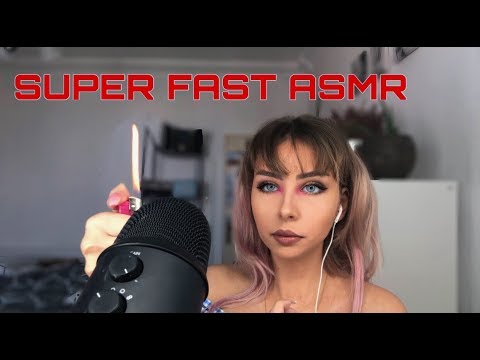 SUPER FAST ASMR - 100 TRIGGERS IN 10 MINUTES