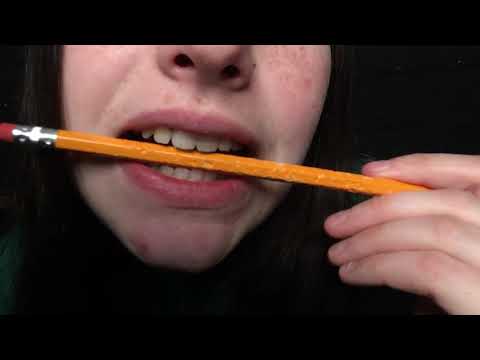 |ASMR| Pencil Chewing AGGRESSIVE
