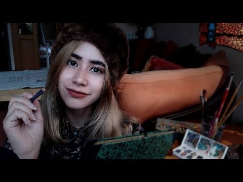 [ASMR] Parisian Art Student Sketches You ~ (French Accent)