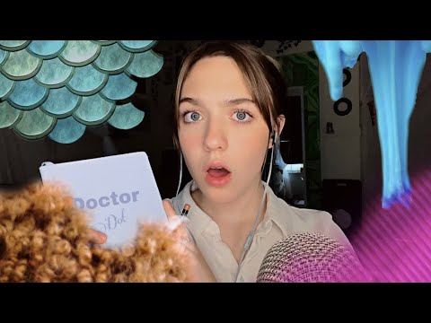 ASMR/ What’s Wrong With Your Face?!? 😧 (Layered Sounds, Personal Attention) #asmr #slime #doctor