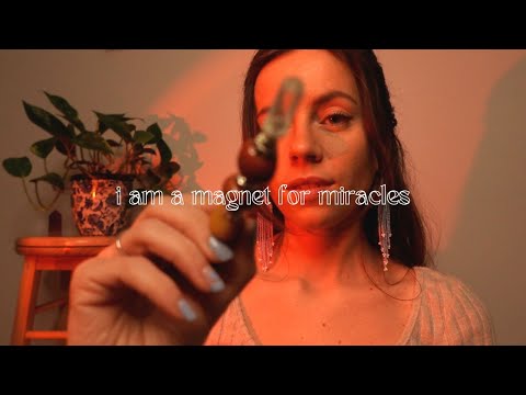 {ASMR} I put a spell on you 🪄 writing positive affirmations in your aura (soft spoken to whispered)