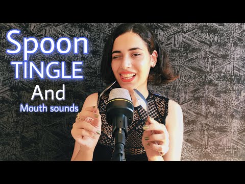 ASMR Spoon Tingle and Mouth Sounds