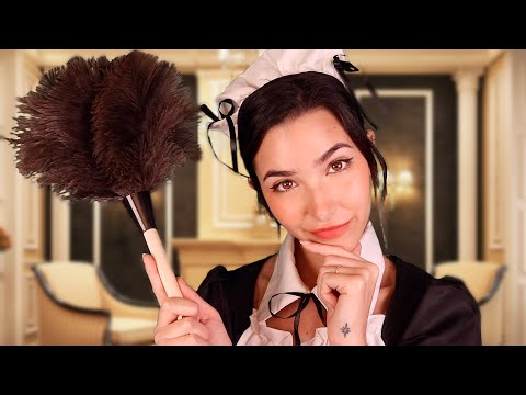 ASMR New French Maid Cleans You!