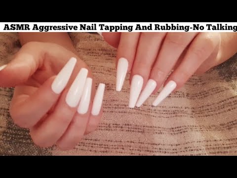 ASMR Aggressive Nail Tapping And Rubbing-No Talking(Lo-fi)