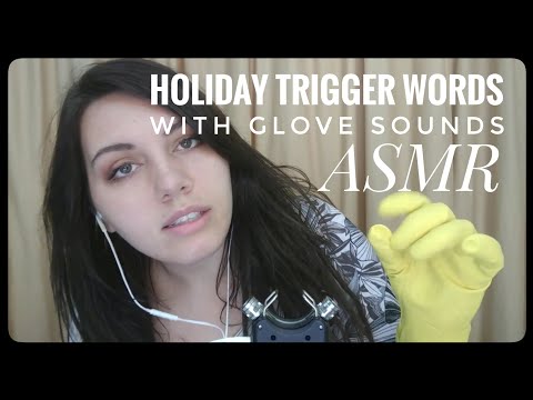 Christmas Trigger Words and Glove Sounds Layered ASMR