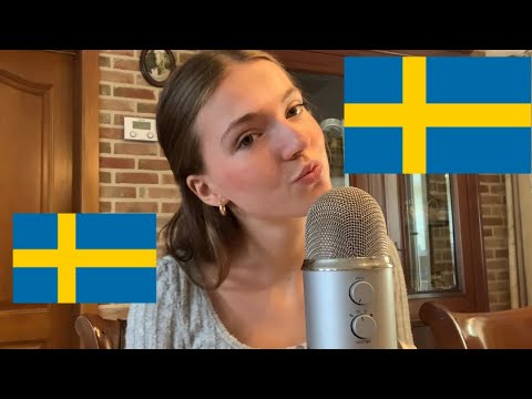 ASMR trying to speak swedish 🇸🇪