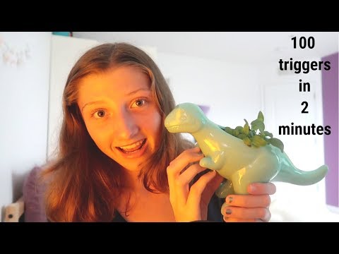 ASMR 100 Triggers In 2 Minutes!