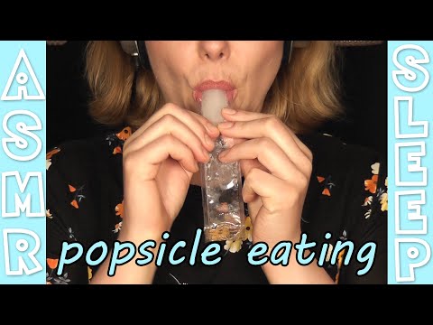 ASMR popsicle eating 2 [sucking, mouth sounds, breathing]