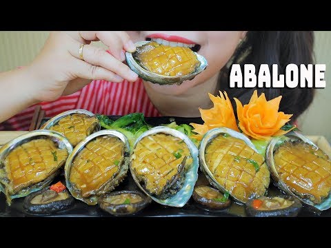 ASMR ABALONES WITH OYSTER SAUCE . EATING SOUNDS | LINH-ASMR