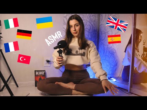 ASMR in different languages & close mouth sounds