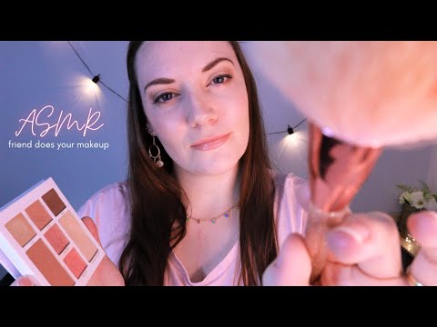 [ASMR] Best Friend Does Your Makeup 💄 (Makeup Application and Personal Attention Roleplay)