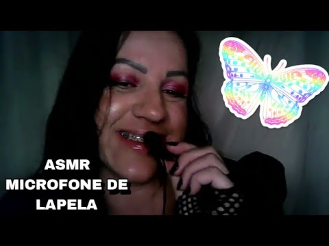 ASMR-MICROFONE DE LAPELA #rumo2k #asmr #asmrportuguês #sonsdeboca