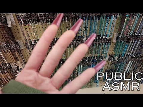 😄 fast and slightly aggressive tapping and scratching *public ASMR*