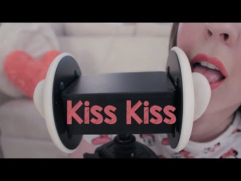 ASMR Kiss Sounds & Mouth Sounds 💋 Ear to Ear Tingles (Binaural)