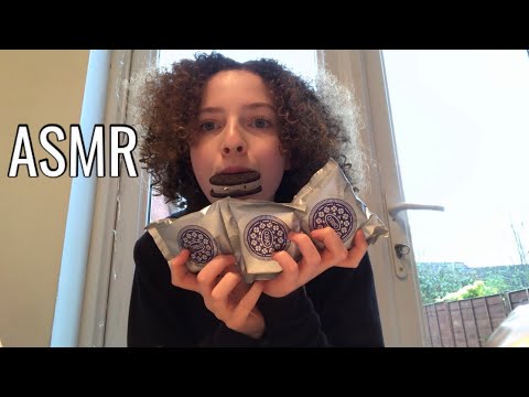 ASMR | Eating OREO Ice Cream Sandwiches | EATING SOUNDS