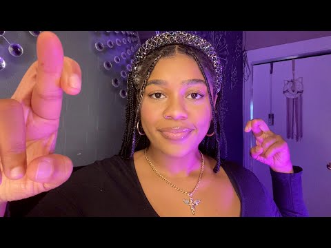 ASMR-  Eye Exam w/ Unique Hand Movements 👀🤏🏽 (PERSONAL ATTENTION,  FOCUS ON ME, MOUTH SOUNDS) 💓✨