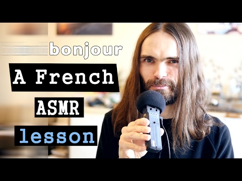 English ASMR - A simple French lesson (Soft spoken and a few whispers)
