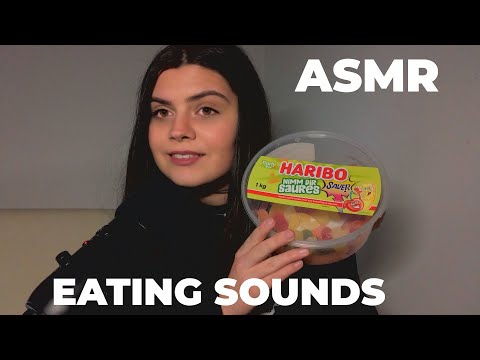 ASMR Eating Gummy Bears and Whispering