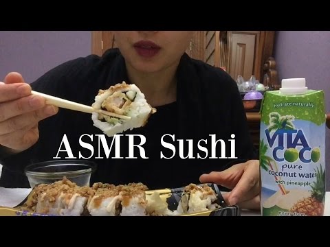 ASMR Sushi Dynamite Roll Mukbang  먹방  Eating Sounds | SAS-ASMR
