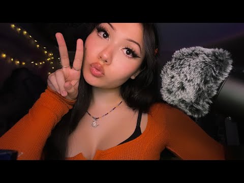 ASMR q&a + name whispering (channel birthday 🥳)