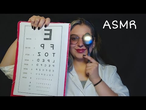 ASMR avaliando sua visão (você consegue ler todas as letras?) 👀