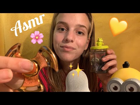 Asmr Triggers To Help You Relax|| Yellow/gold Theme💛